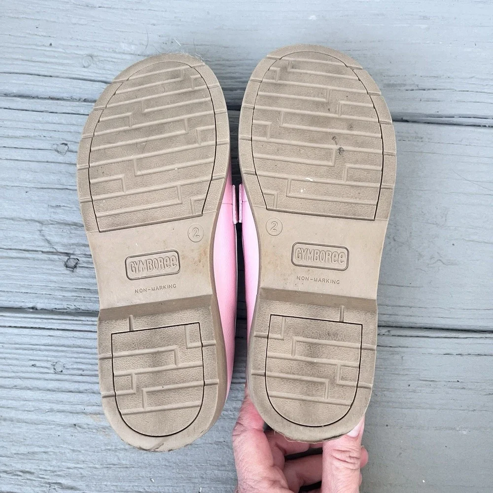 Gymboree Pink Faux Patent Loafers Classroom‎ Cutie Girls Size 2